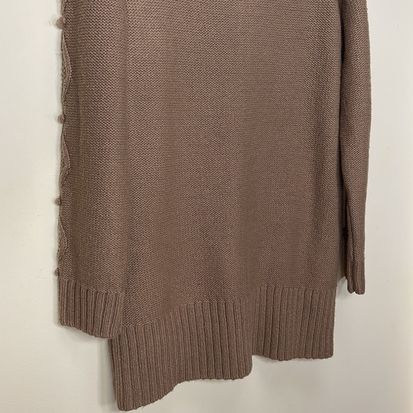 Ann Taylor LOFT Wool Blend Cableknit Turtleneck Sweater - Picture 9 of 11